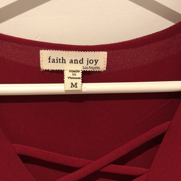 Maroon blouse - Picture 2 of 2